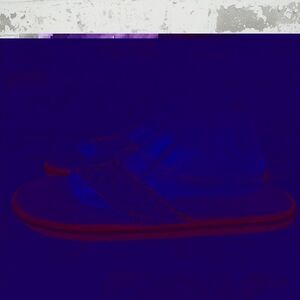 NEW Tommy Bahama Black Weaved Leather Slip On Thong Summer Flat Sandals O481